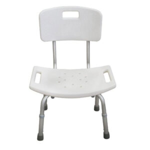 ALUMINIUM BATH BENCH WITH BACK - 2190