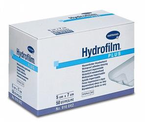 *HYDROFILM PLUS FILM & PAD DRESSING 5CM x 7cm