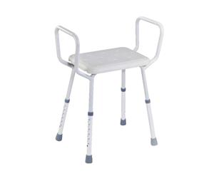 SHOWER CHAIR IN ALUMINIUM