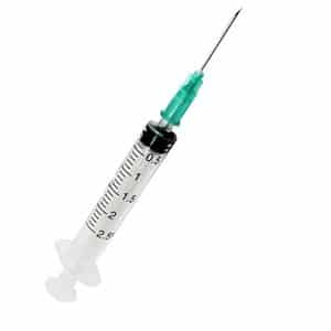 SYRINGE WITH NEEDLE  3ml + 21g X 1 1/2 IN (TERUMO)