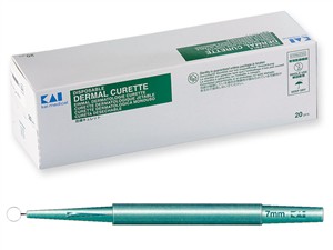 DERMAL CURETTE SINGLE USE 7MM | STERILE - 22606 (KAI)