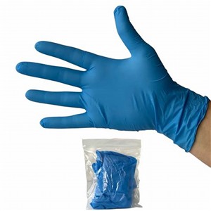 PAIR NITRILE GLOVES NON STERILE