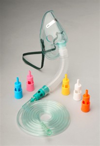 OXYGEN MASK VENTURI CONCENTRATION 210CM - ADULT