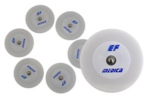 DISPOSABLE ECG FOAM ADHESIVE ELECTRODES 50MM SOLID GEL - PACK OF 50 PCS